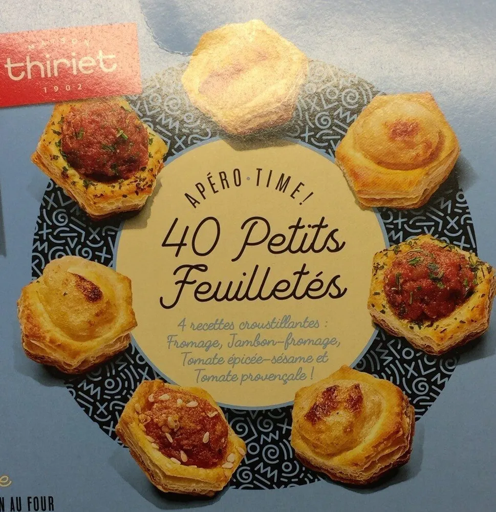 40 petits feuilletés