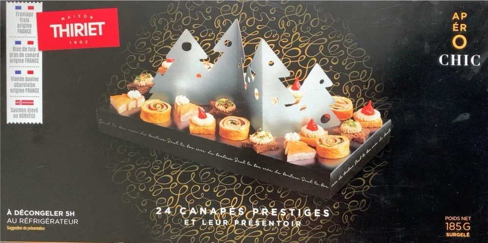 24 canapés prestige