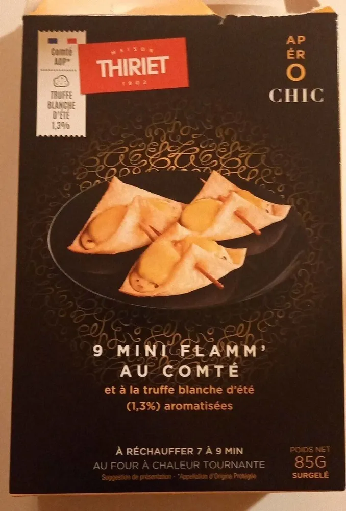 9 mini flamm' au comté
