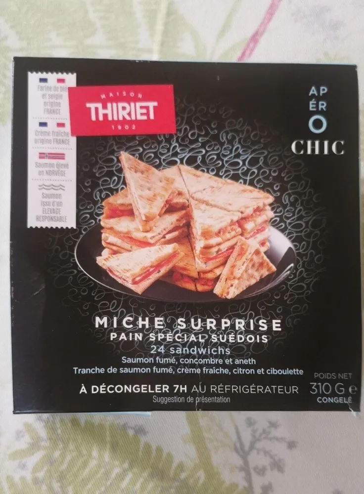 Miche Surprise Pains suédois Saumon Fumé