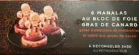 Manalas au bloc de foie gras