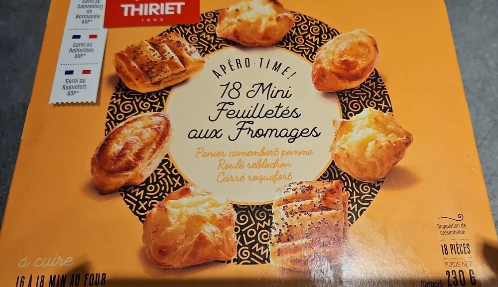 Mini feuilletes aux fromages