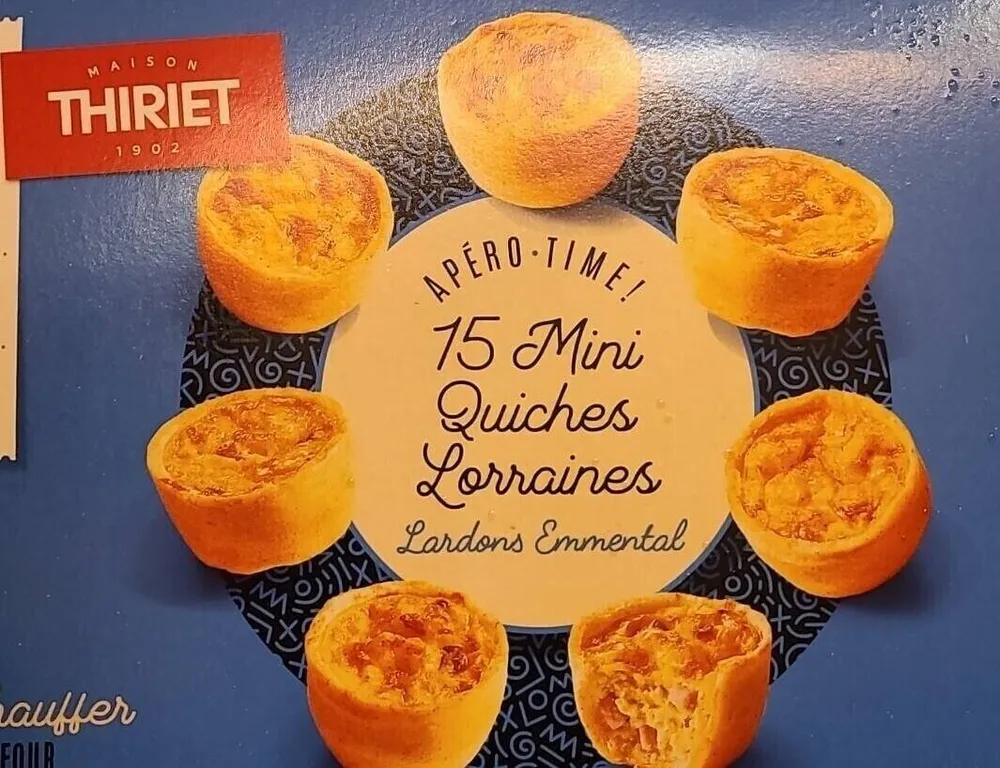 15 mini quiches lorraines