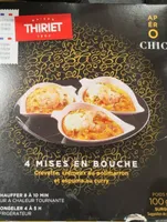 Mises en bouche crevettes potimarron
