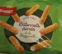 Bâtonnets panés à la mozzarella