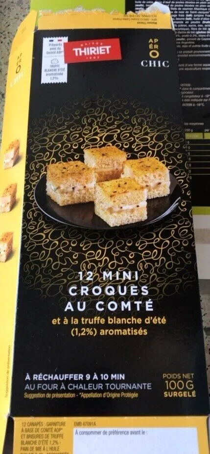 Mini croques au comté