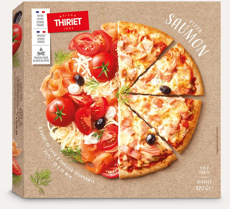 Pizza saumon