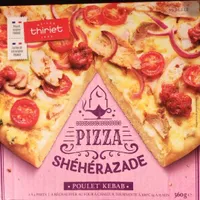 Pizza Shéhérazade Poulet Kebab