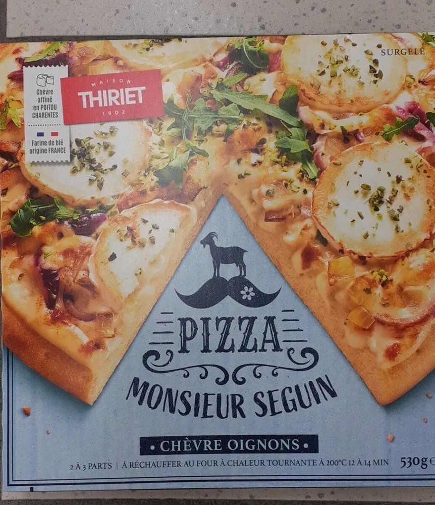 Pizza Monsieur Seguin Chèvre Oignons