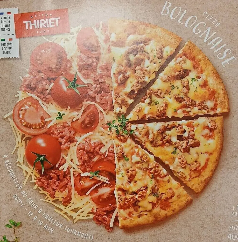 Pizza bolognaise
