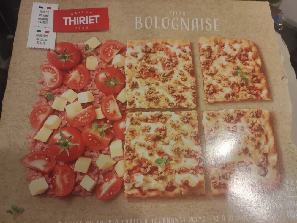 Pizza bolognaise