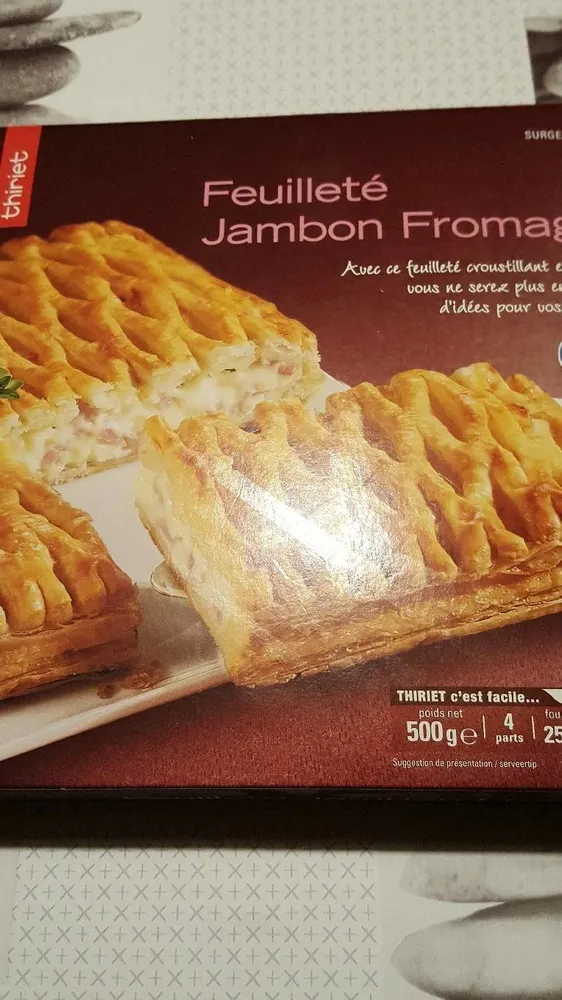 Feuilleté jambon fromage