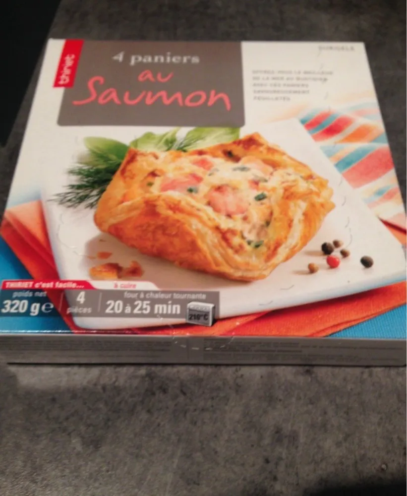 4 paniers au saumon