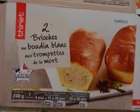 Brioche boudin blanc - trompettes