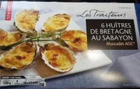 6 Huîtres de Bretagne au Sabayon - Muscadet
