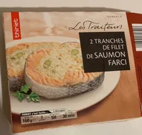 Tranche de saumon farci