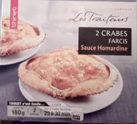 Crabe farci sauce homardine