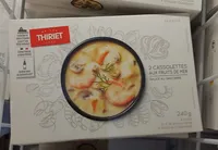 2 cassolettes aux fruits de mer
