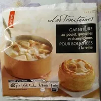 Garniture au poulet, quenelles et champignons pour bouchées à la reine