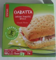 Ciabatta - chèvre tomates basilic