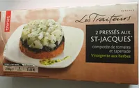 2 PRESSÉS aux ST-JACQUES