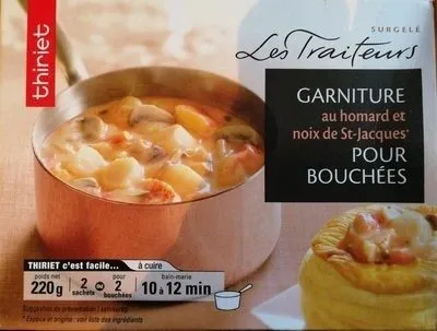 Garniture au homard et noix de St Jacques