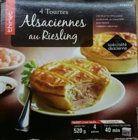 4 tourtes alsaciennes au Riesling