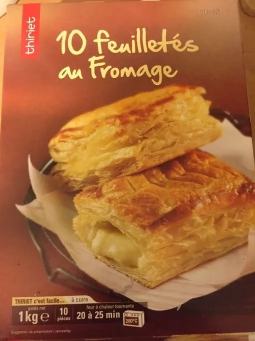 10 feuilletés au fromage
