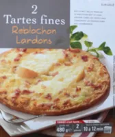 2 Tartes fines reblochon lardons
