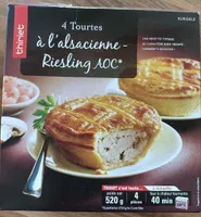 Tourtes a l'Alsacienne - riesling AOC