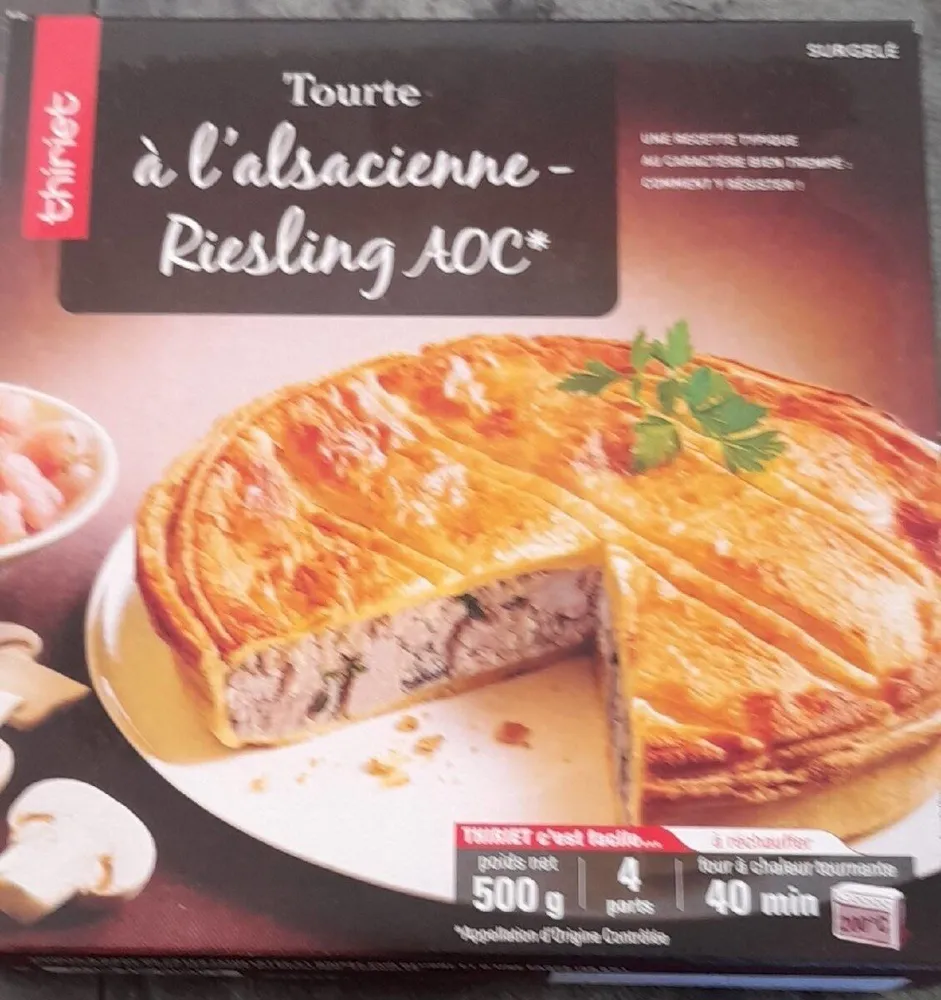 Tourte à l'alsacienne  - Riesling AOC