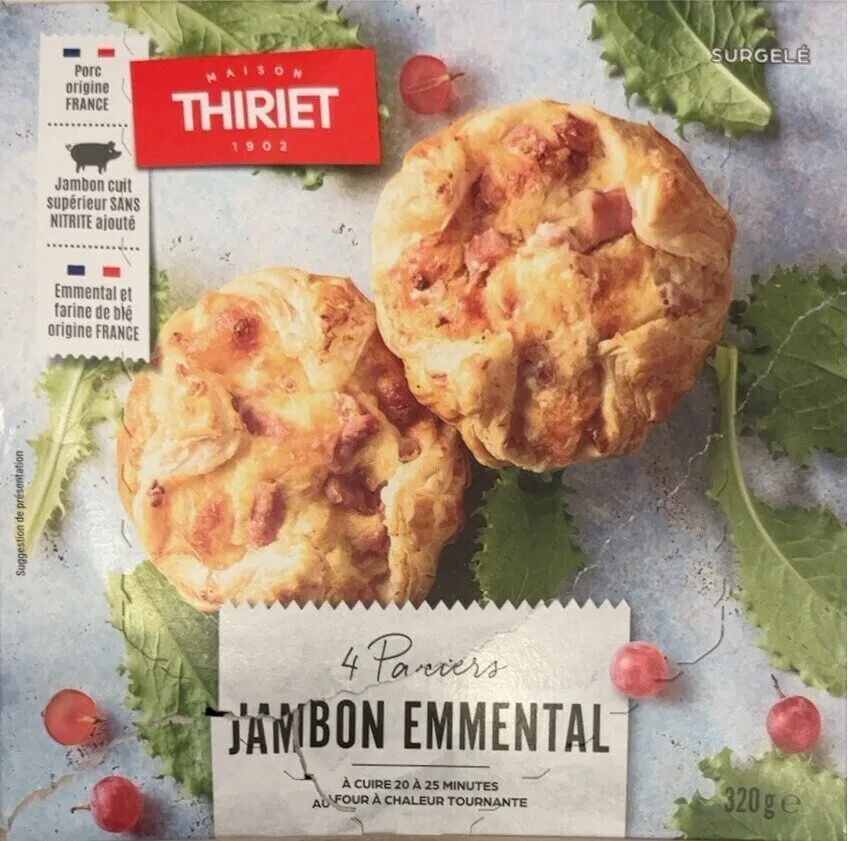 Paniers jambon emmental