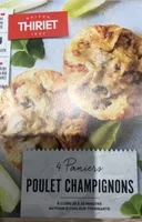 Paniers poulet champignons