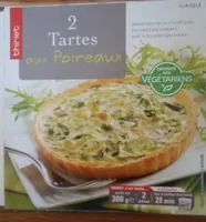 2 tartes aux poireaux
