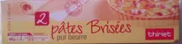 2 Pâtes Brisées Pur Beurre