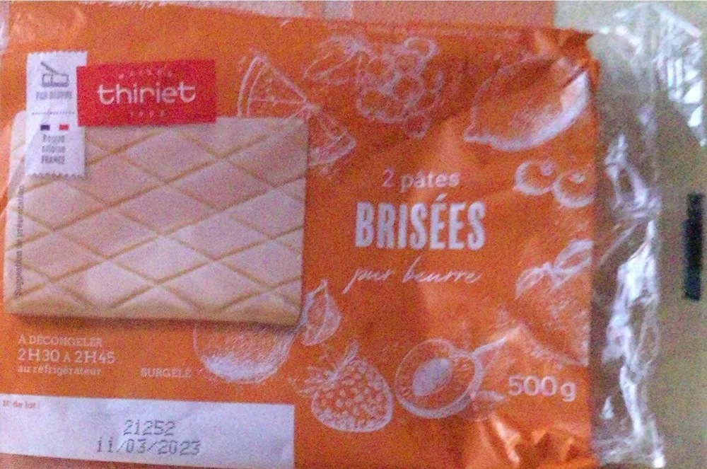 2 pâtes brisées