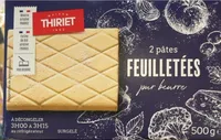 2 pâtes feuilletées pur beurre