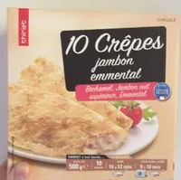 Crêpes jambon emmental