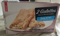 2 galettes fruirs de mer