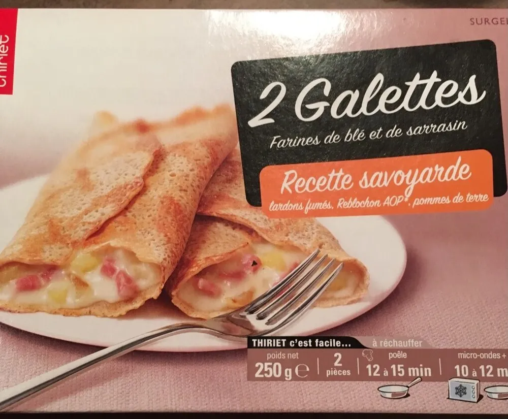 2 Galettes farine de blé et sarrasin savoyarde