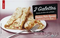 Galettes saumon petits légumes