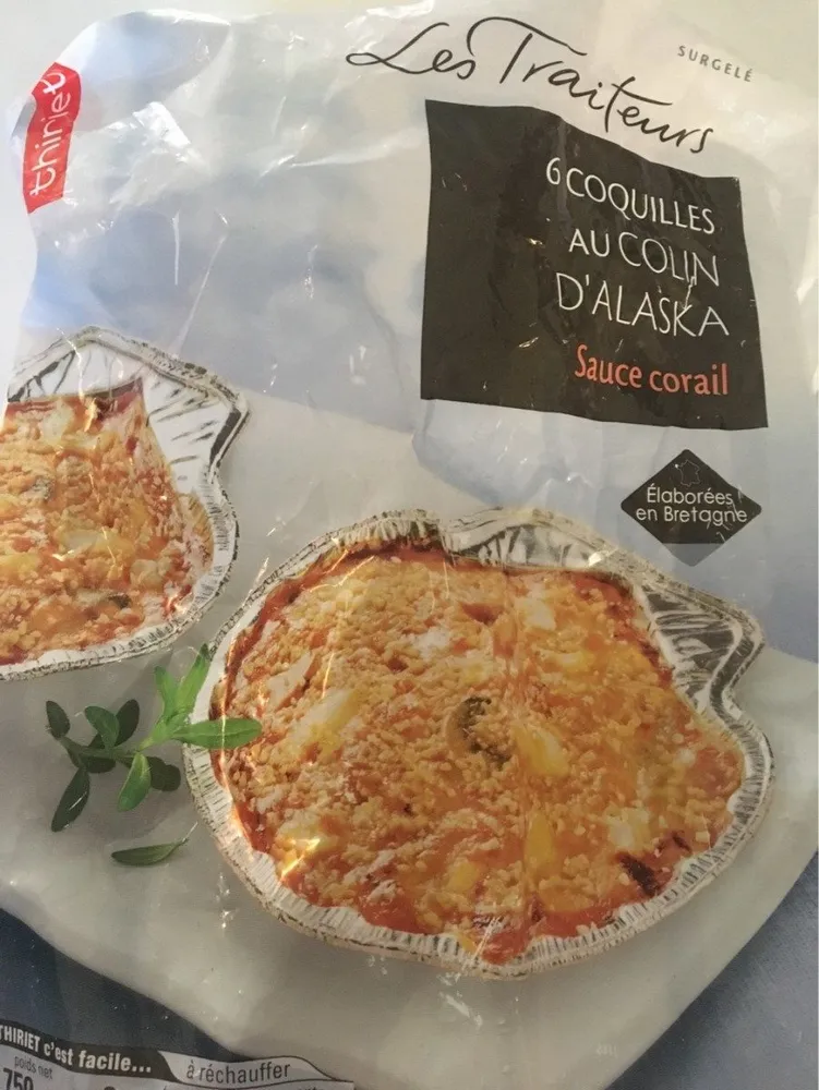 Coquille au colin d'alaska