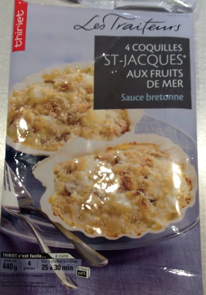 Coquilles saint jacques sauce bretonne