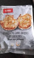 Coquilles st Jacques et crevettes