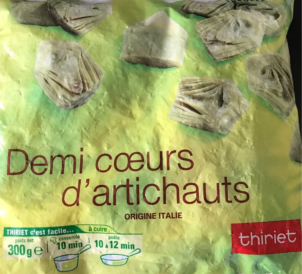 Demi coeurs d'artichauts