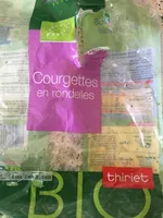 Courgettes en rondelles