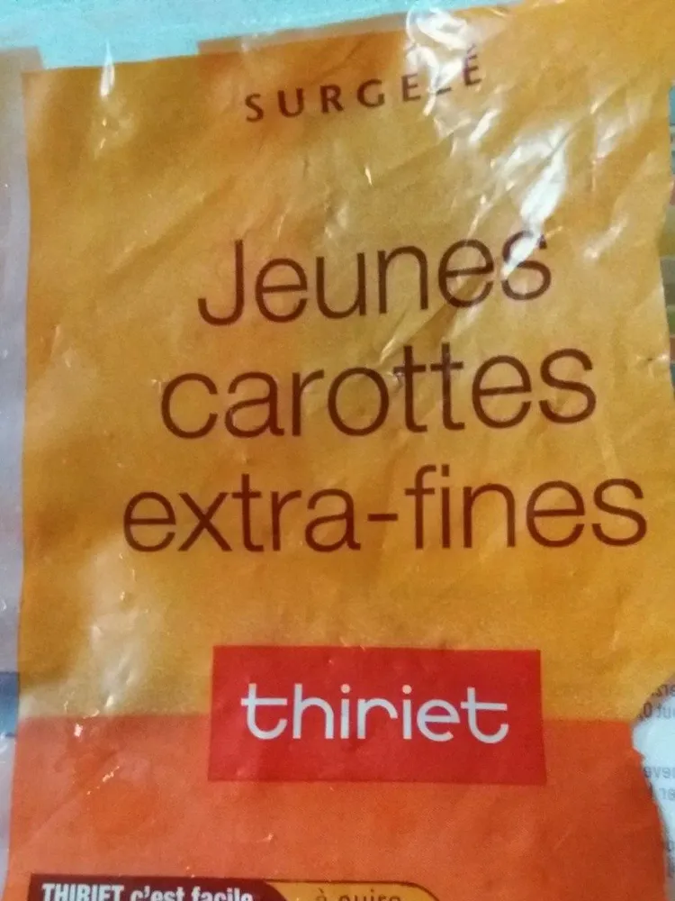 Jeunes carottes extra fines