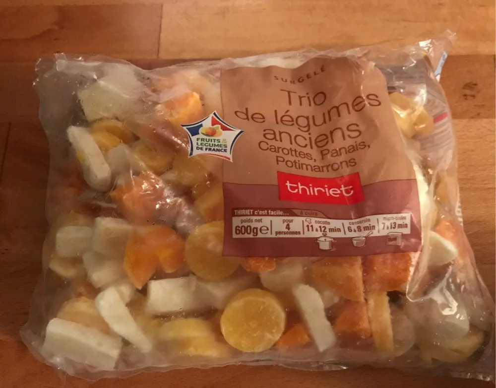 Trio de legumes anciens