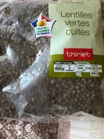 Lentilles vertes cuites