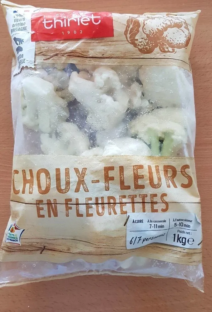 Choux-fleurs en fleurettes